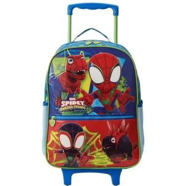 Imagem de Mochila De Rodas Tamanho G Spidey X2 Dino Webs Xeryus 13390