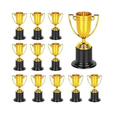 Imagem de Troféus Dourados Miniatura: Pacote Com 4-7 Polegadas De Altura, Estatu