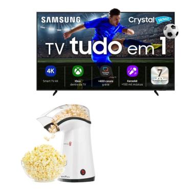 Imagem de Kit Smart TV Samsung 55 Crystal UHD 4K U8600F com Pipoqueira Britania 1200W