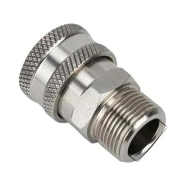 Imagem de Conector Giratório De 14mm 15mm M22 Para Lavadora De Pressão 360 graus