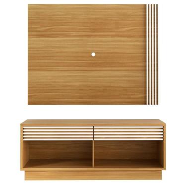 Imagem de Rack Painel p/Tv 42" Natural Off White Tecno Mobili