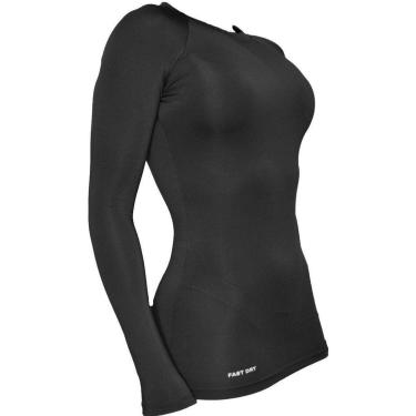 Imagem de Camisa de compressão térmica feminina United Rash Guard tecnologia Fast Dry T FPS 50+ - amarelo-g-Feminino