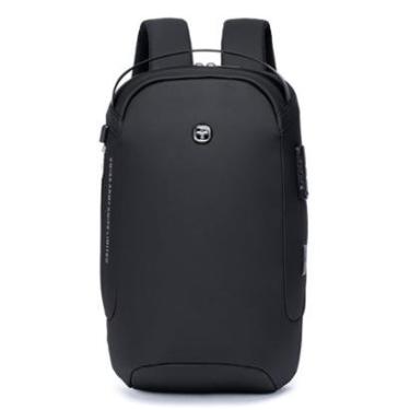 Imagem de Mochila Executiva Bolsa Reforçada Notebook Trabalho Antifurto Cadeado USB Masculina 19 Litros-Unissex