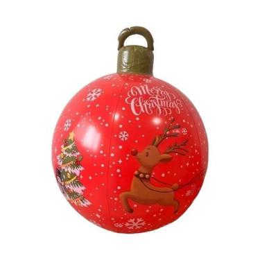 Imagem de Bola Inflável Grande Decorada Para O Natal Ao Ar Livre, Decorações De 