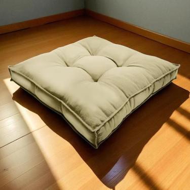 Imagem de Almofada Futon Cadeiras Bancos Áreas 60x60 Cm Vários Modelos - De Cora