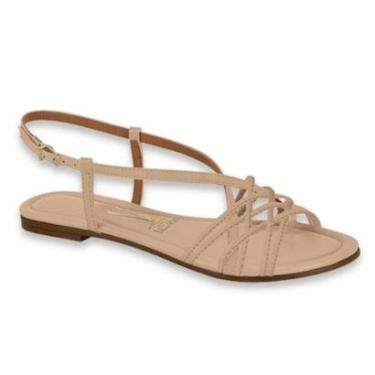 Imagem de Sandalia Rasteira Feminina Vizzano Macia Leve Moda Casual Ref: 6235.1820-Feminino