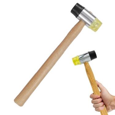 Imagem de Martelo Intercambiavel Cabo madeira Mercearia Construçao Montagem Manu
