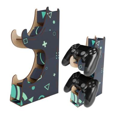 Imagem de Suporte Duplo Organizador em MDF para Controles de Vídeo Game - Delipa