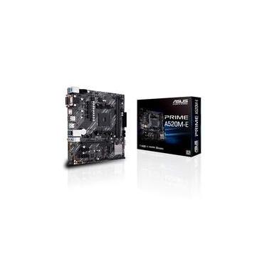 Imagem de Placa-Mãe ASUS Prime A520M-E, AMD AM4, mATX, DDR4, Preto - 90MB1510-C1BAY0