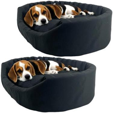 Imagem de 2x Cama Europa Pet Grande para Cachorros Gatos com Almofada - Supri Pe