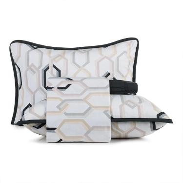 Imagem de Jogo De Cama King 4 Peças Altenburg Malha Fio Penteado Lins