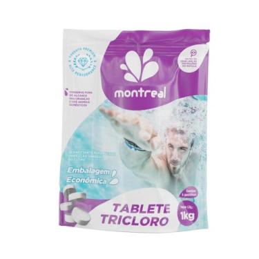 Imagem de Kit 10 Pastilhas Tabletes Cloro 200g Tripla Ação P/Piscina
