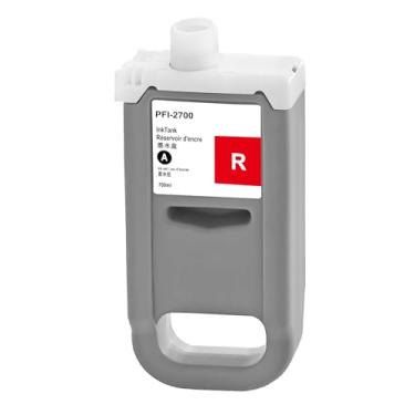Imagem de AOTMENDI Cartucho de tinta pigmentada PFI-2700-R(vermelho) 700 ml para impressoras Canon imagePROGRAF PRO-2600 PRO-4600 PRO-6600 GP-2000 GP-4000 GP-4600S GP-6600s