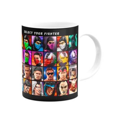 Imagem de Caneca Gamer - Mortal Kombat Fighter select - JPS INFO