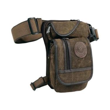 Imagem de Bolsa De Perna Masculina De Lona Militar Multiuso Para Motocicleta, Tr