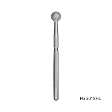 Imagem de Ponta Diamantada Esférica FG - Fava Numeração:1029, 3018HL