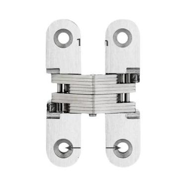 Imagem de Dobradiça Oculta Invisível De Aço Inoxidável 180 Graus Para Portas De 