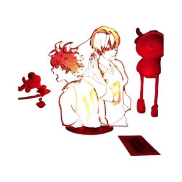 Imagem de Luz Noturna 3D Acrílica Para Quarto Infantil, Figura De Anime Haikyuu 
