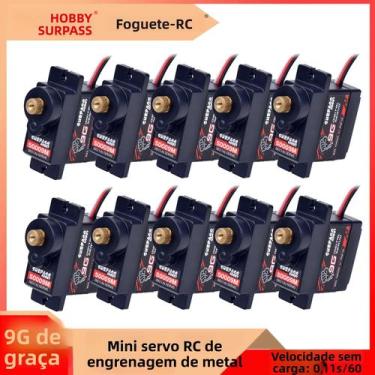 Imagem de Servo Digital De Metal 9g Para Aeromodelos RC, Robôs E Barcos 4.8V-6VD