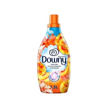 Imagem de Amaciante Downy Verão Tropical 1.5L Rende 6L Perfume de Alta Fixação, 