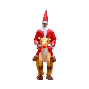 Imagem de Fantasia Inflável De Boneco De Neve Adulto Para Cosplay, Halloween E F