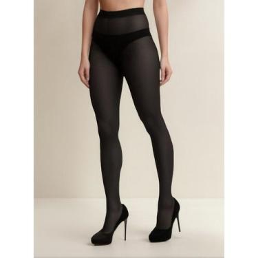 Imagem de Kit 3 Meia Calça Fina Fio 20 Europeu 6308 Casapaula - Trifil, Preto, Ú