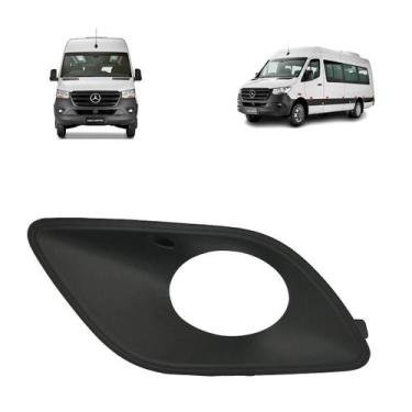 Imagem de Moldura farol de milha mercedes benz sprinter 2020 a 2024 lado esquerd