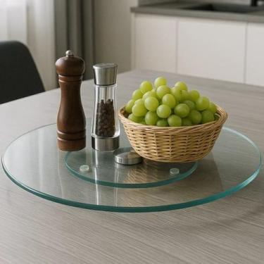 Imagem de Boleira Giratória Vidro Suporte Bolo Confeitaria Girar Decorar Sobreme