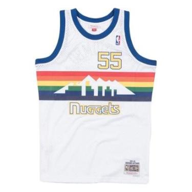 Imagem de Regata Mitchell & Ness Swingman Jersey Denver Nuggets 1991-92 Dikembe Mutombo Masculino...