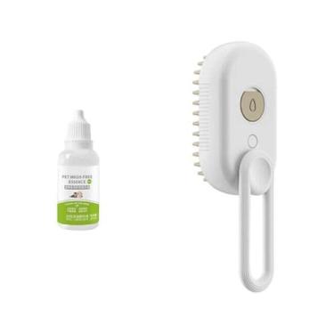 Imagem de Pente Relaxante para Pets com Ferramenta de Limpeza Dedicada para Cães