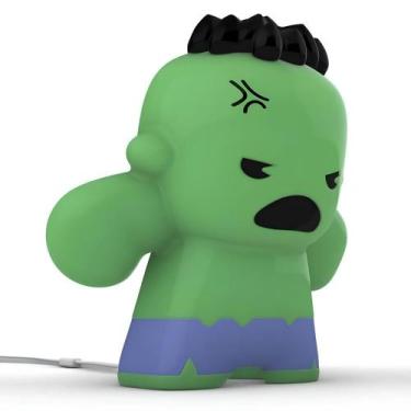 Imagem de Luminária 3D Kawai Hulk Marvel - Decoração Criativa para Ambientes