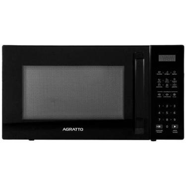 Imagem de Micro-ondas Agratto Amic01n-01 Preto 32l 1400w- 127v, Preto, 110V