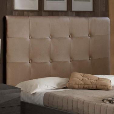 Imagem de Cabeceira Cama Box Casal Queen Luna 160cm Corano Marrom - Abmaza