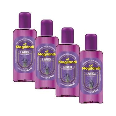 Imagem de Combo 4 Odorizante de Ambientes Lavanda Mogilândi - 140ml - Mogilandi