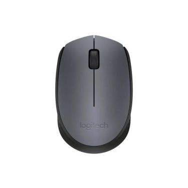 Imagem de Mouse Sem Fio Logitech M170 Cinza 1000 DPI 2.4GHz USB - 910-007597