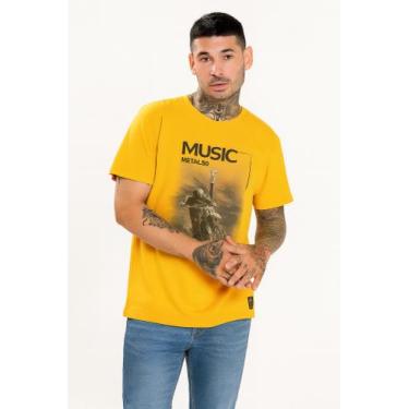 Imagem de Camiseta Slim Thoux 100% Algodão  Estampa Trilha Moto  Masculina - Fin