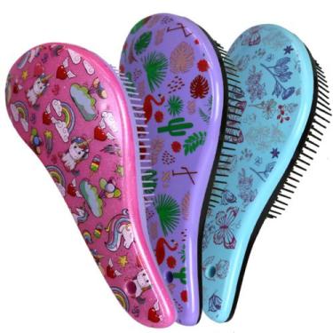 Imagem de Escova de Cabelo Funcional Magica Desembaraça Cabelo Profissional - bf