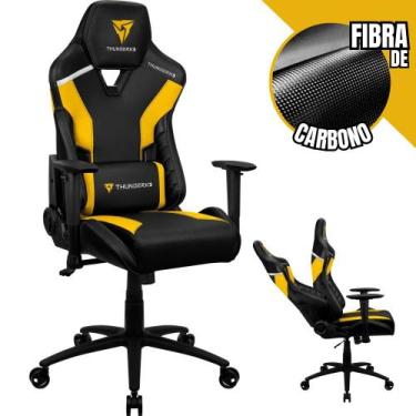 Imagem de Cadeira Gamer ThunderX3 Bumblebee Para Escritório Suporta Até 120Kg Co