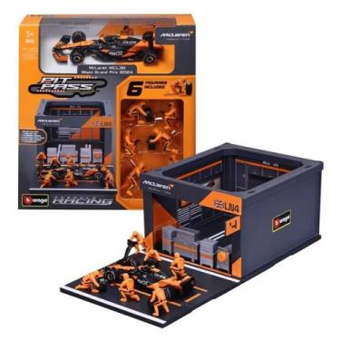 Imagem de Diorama Garagem de Pit-Stop McLaren MCL38 - Lando Norris 4 - 1/43 - Fo