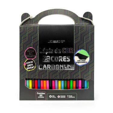 Imagem de Lapis De Cor Leo e Leo Carbon Line 50 Cores Redondo
