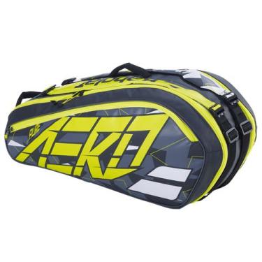 Imagem de Raqueteira Tênis Babolat Pure Aero X6 Preto/Amarelo 60L