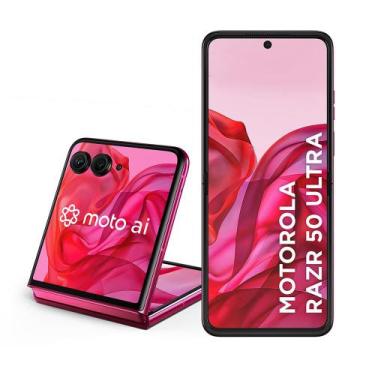 Imagem de Usado: Moto Razr 50 Ultra 512GB Rosa Excelente - Trocafy - Motorola, 5