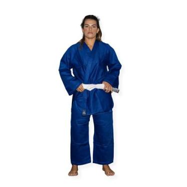 Imagem de Kimono Torah Iniciante - Judo / Jiu Jitsu Azul - Adulto, Azul escuro, 