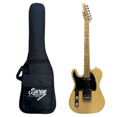 Imagem de Guitarra Telecaster Seven Stc307 LH Canhoto NT Natural Com Bag - Seven