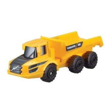 Imagem de Miniatura Caminhão Maisto Articulado Volvo com Caçamba A25G Amarelo