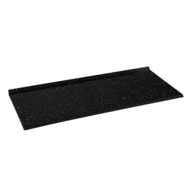 Imagem de Tampo Mármore Sintético 120CMX53CM para Balcão de Cozinha Preto/Pedra 