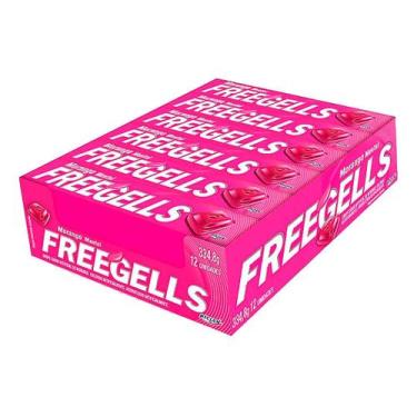 Imagem de Drops Freegells Morango com 12 unidades