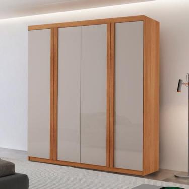 Imagem de Guarda Roupa Casal Severo 100% MDF 4 Portas e 2 Gavetas Yescasa