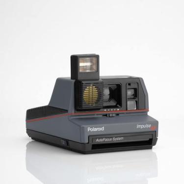 Imagem de Câmera instantânea Polaroid 600 Impulse cinza com flash
