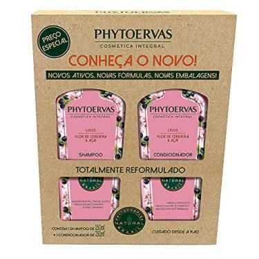 Imagem de Kit Phytoervas Shampoo + Condicionador Lisos 250ml